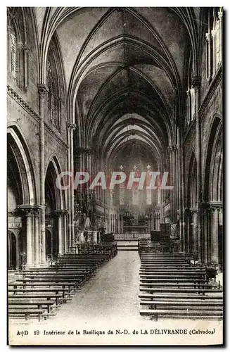 Cartes postales Interieur de la Basilique de N D de La Delivrande