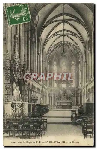 Ansichtskarte AK Basilique de N D de la Delivrande Le Choeur