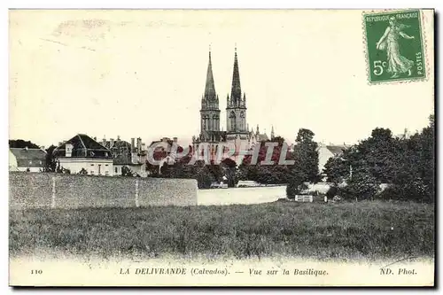 Cartes postales La Delivrande Vue sur la Basilique