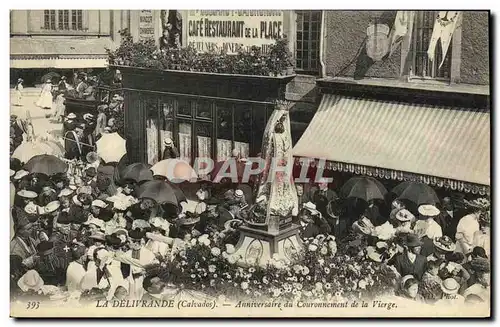 Cartes postales La Delivrande Anniversaire du Couronnement de la Vierge TOP