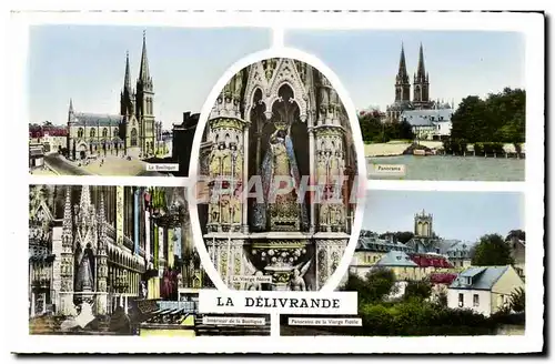 Cartes postales moderne La Delivrande Basilique Vierge fidele