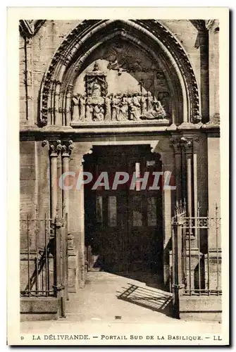 Cartes postales La Delivrande Portail Sud de la Basilique