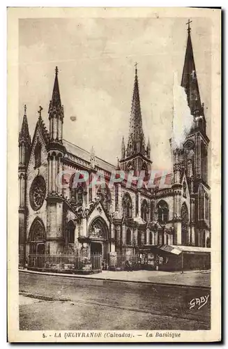 Cartes postales La Delivrande La Basilique