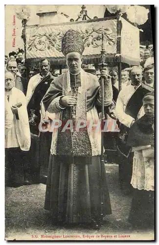 Cartes postales S G Monseigneur Eveque de Bayeux et Lisieux