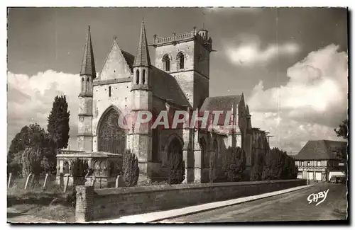 Moderne Karte Dives Cabourg L Eglise