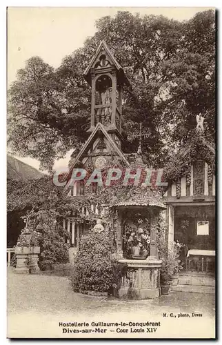 Cartes postales Hostellerie de Guillaume le Conquerant Dives sur Mer Cour Louis XIV