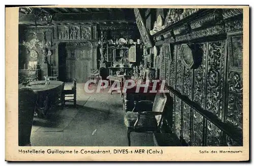 Cartes postales Hostellerie Guillaume le Conquerant Dives sur Mer Salle des Marmousets