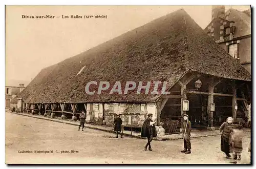 Cartes postales Dives sur Mer Les Halles Enfants