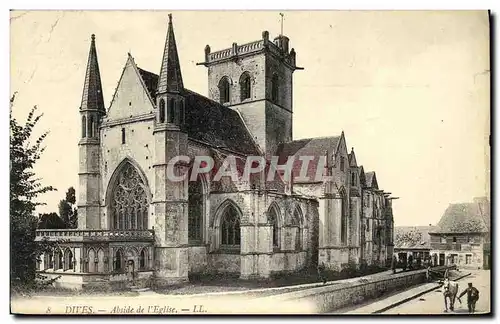 Cartes postales Dives Abside de l Eglise