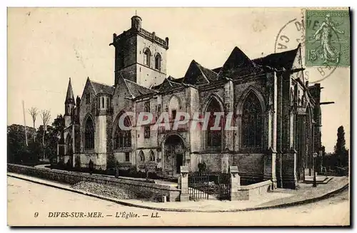 Cartes postales Dives sur Mer L Eglise