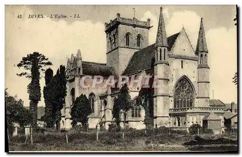 Cartes postales Dives L Eglise