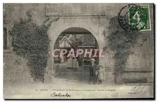 Cartes postales Dives L Hostellerie de Guillaume le Conquerant Entree Principale Enfants