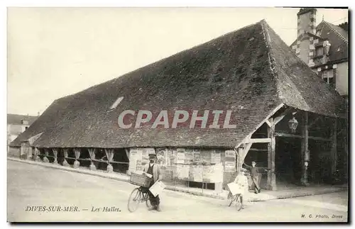 Cartes postales Dives Sur Mer Les Halles animee