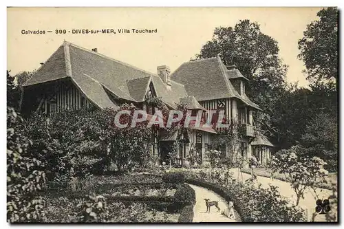 Cartes postales Dives Sur Mer Villa Touchard