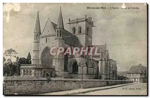 Cartes postales Dives Vue Sur L Eglise