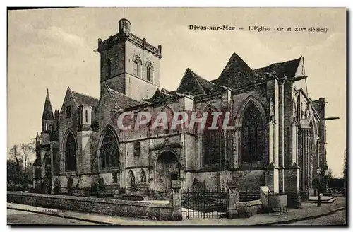 Cartes postales Dives Vue Sur L Eglise