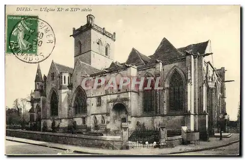 Cartes postales Dives Vue Sur L Eglise