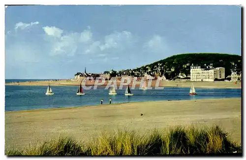 Cartes postales moderne Dives Vue Sur Village Guillaume le Conquerant La plage et la vue sur Houlgate