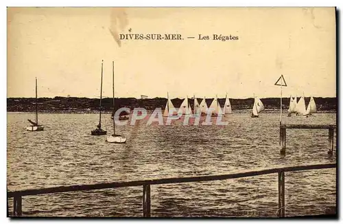 Cartes postales Dives Sur Mer Les regates Bateaux