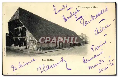 Cartes postales Dives Sur Mer Les halles