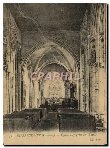 Cartes postales Dives Sur Mer Eglise