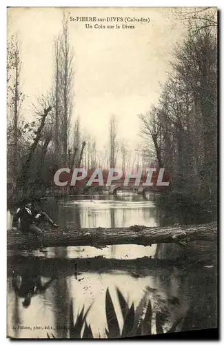 Cartes postales St Pierre sur Dives Un coin sur la Dives