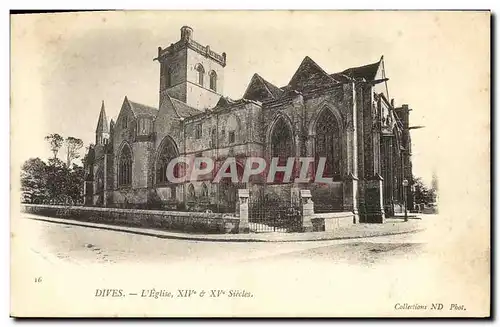 Cartes postales Dives L Eglise