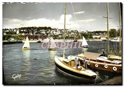 Cartes postales moderne Deauville Plage Fleurie Le Bassin des Yachts Bateaux