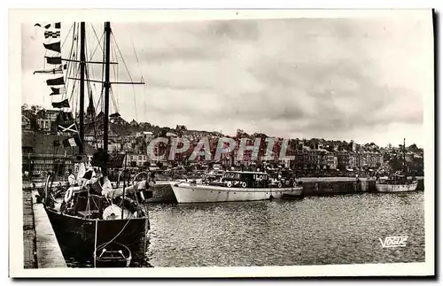 Ansichtskarte AK Deauville Le Port des Yachts Bateaux