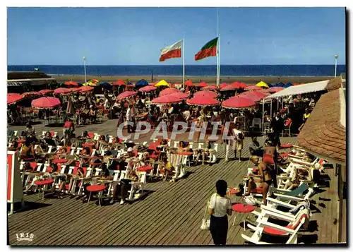 Cartes postales moderne Deauville Trouville Le Bar et la Plage