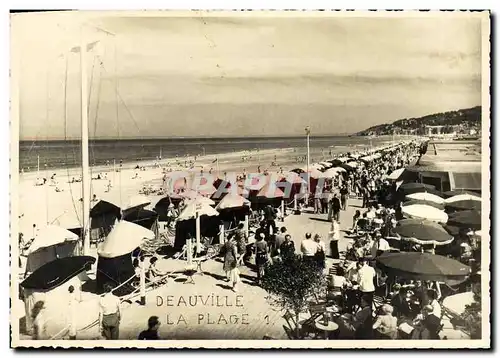 Cartes postales moderne Deauville La plage