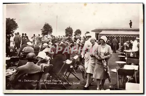 Cartes postales moderne Deauville Plage Fleurie Le Bar du Soleil