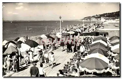 Moderne Karte Deauville Plage Fleurie Le Bar du Soleil sur la Plage