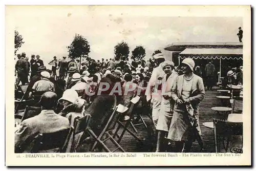 Cartes postales moderne Deauville Plage Fleurie Le Bar du Soleil