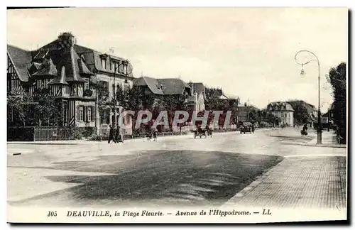 Ansichtskarte AK Deauville La Plage Fleurie Avenue de L Hippodrome