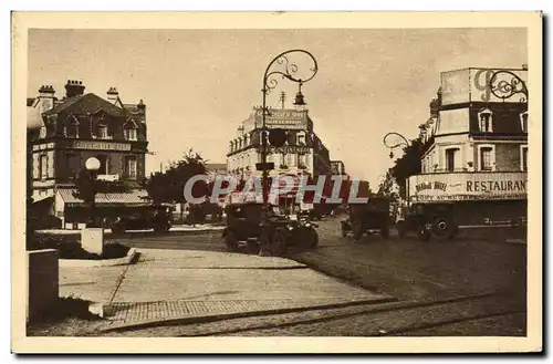 Ansichtskarte AK Deauville Avenue de L Hippodrome et Rue DEsire Le Hoc