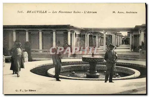 Ansichtskarte AK Deauville Les Nouveaux Bains L Atrium