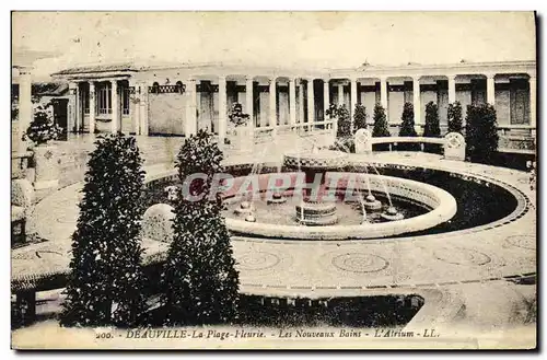 Ansichtskarte AK Deauville La Plage Fleurie Les Nouveaux Bains L atrium