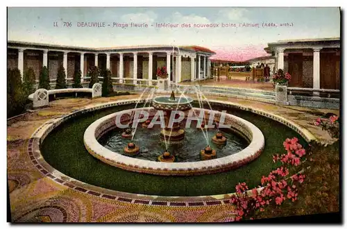 Cartes postales Deauville Plage Fleurie Interieur des Nouveaux Bains
