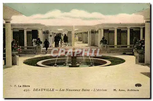 Ansichtskarte AK Deauville Les Nouveaux Bains L Atrium