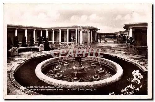 Ansichtskarte AK Deauville La Plage Fleurie Interieur des nouveaux bains L atrium