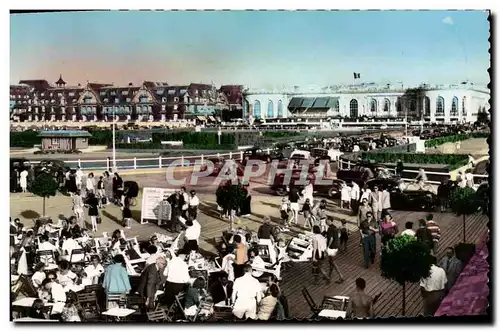 Moderne Karte Deauville Plage Fleurie Le Casino et le Normandy