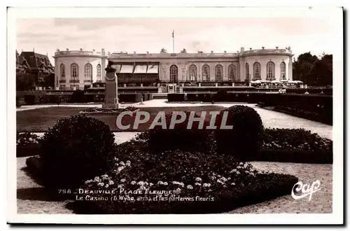 Ansichtskarte AK Deauville Plage Fleurie Le Casino et les parterres fleuris