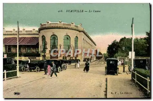 Cartes postales Deauville Plage Fleurie Le Casino