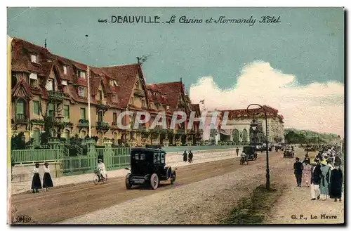 Cartes postales Deauville Le Casino Normandy Hotel