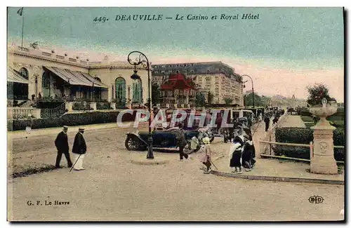 Cartes postales Deauville Le Casino et Royal Hotel