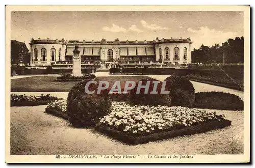 Cartes postales Deauville La Plage Fleurie Le Casino et les jardins