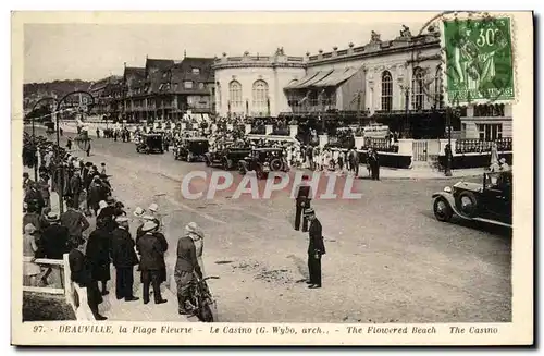 Cartes postales Deauville La Plage Fleurie Le Casino