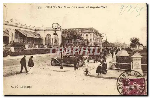 Cartes postales Deauville Le Casino et royal Hotel