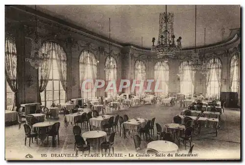 Ansichtskarte AK Deauville La Plage Fleurie Le Casino Salle du restaurant